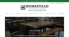 Desktop Screenshot of homesteadfurniturebc.com